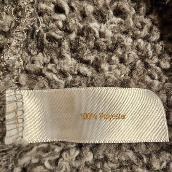 Koolaburra by Ugg, sherpa, pullover, cowl neck, greys, size M - Picture 8 of 10